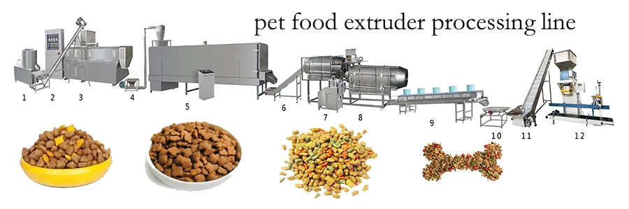 Pet Food Machine Dog and Cat Daily Food Processing Line