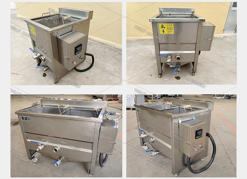 Batch Fryer Machine Gas Fryer with Temperature Control Gas Deep Fryer Commercial