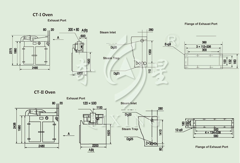 Batch Type Electric Heating Tray Dryer for Fruit and Vegetable Drying machine